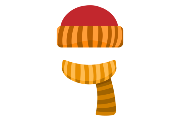 Autumn Hat & Scarf Graphics for Crafts Brands
