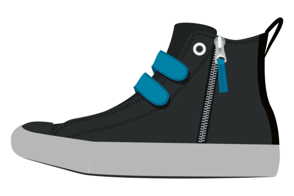 Autumn Sneaker Color Icon Graphics & Illustrations