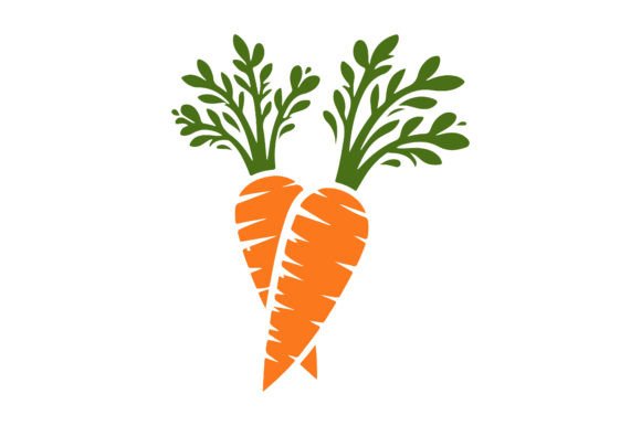 Carrot in Color Stock Illustration: Graphics for Crafts