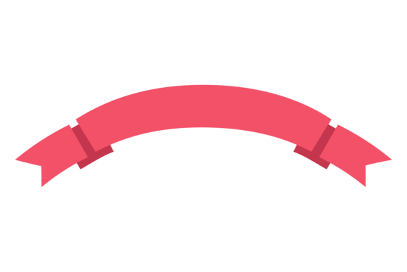 Decorative Ribbon Arch Graphics for Local Branding