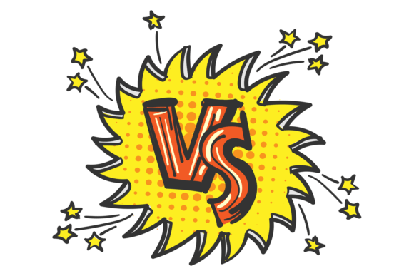 Fight Duel Drawing Vs Logo Graphics for Crafts