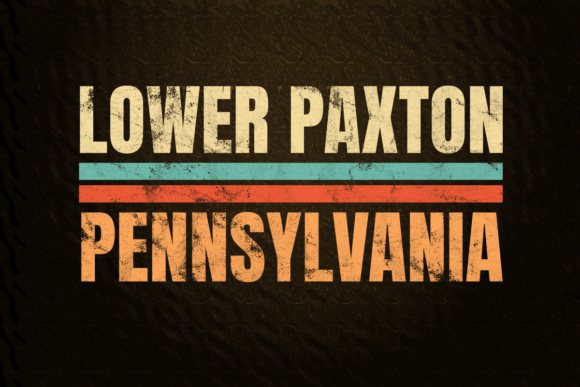 Lower Paxton PA Retro Color Graphics