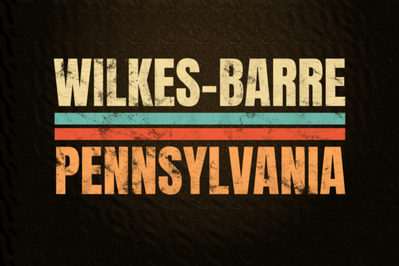 Wilkes Barre Retro Color Graphics
